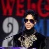 Prince lors d'une conférence de presse organisée à New York le 14 octobre 2010