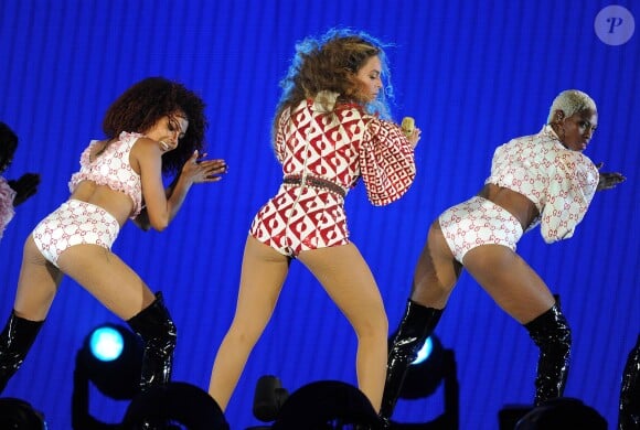 Beyoncé en concert au Raymond James Stadium à Tampa (Floride). Le 29 avril 2016.