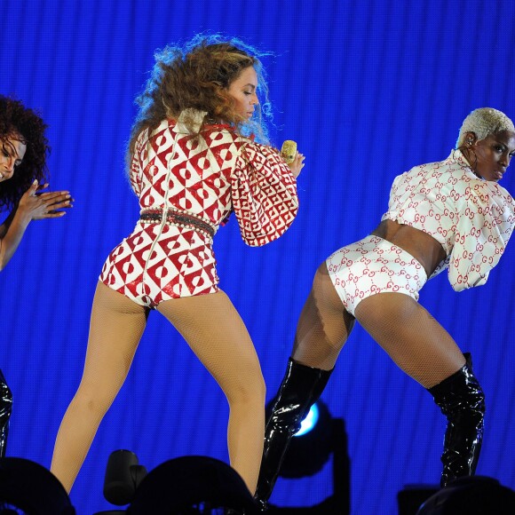 Beyoncé en concert au Raymond James Stadium à Tampa (Floride). Le 29 avril 2016.