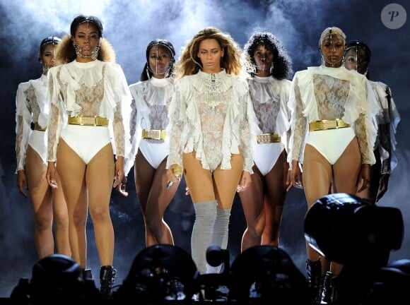 Beyoncé en concert au Raymond James Stadium à Tampa (Floride). Le 29 avril 2016.