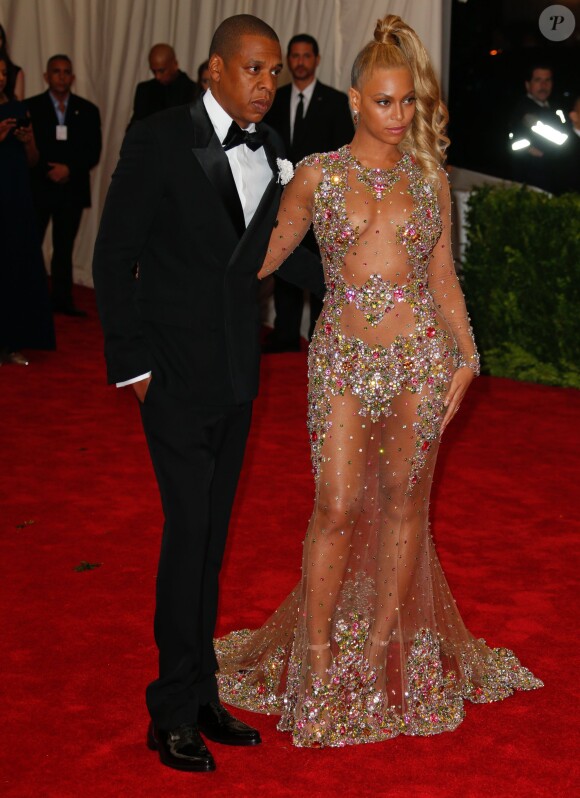 Jay Z et Beyoncé au Met Gala 2015 à New York. Le 4 mai 2015.