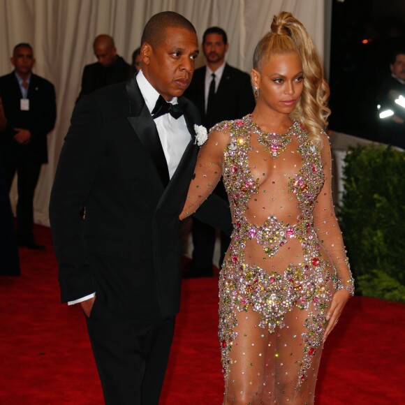 Jay Z et Beyoncé au Met Gala 2015 à New York. Le 4 mai 2015.