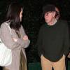 Woody Allen et sa femme Soon-Yi Previn sont allés diner au restaurant Mr. Chow à Beverly Hills, le 11 novembre 2015