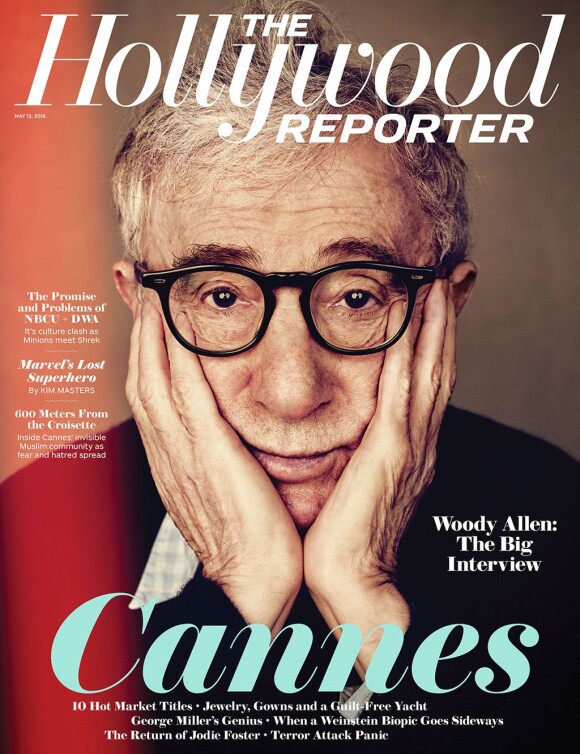 Woody Allen en couverture de The Hollywood Reporter - mai 2016