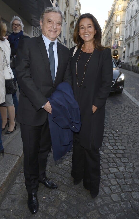 Sidney Toledano et sa femme Katia - Avant-première du film "L'Origine de la violence" au cinéma Le Balzac à Paris, le 3 mai 2016. © Guirec Coadic/Bestimage
