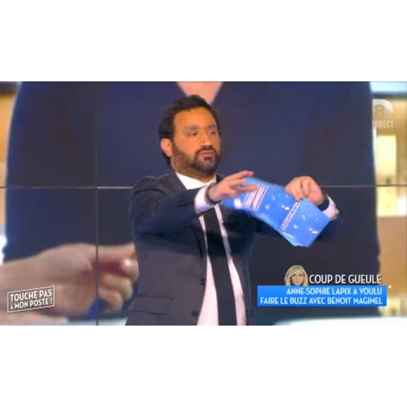 Cyril Hanouna, dans Touche pas à mon poste sur D8 le mercredi 4 mai 2016.