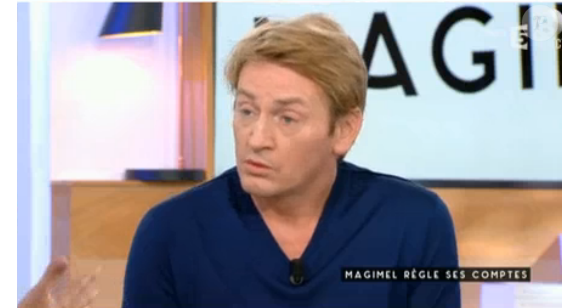 Benoît Magimel, invité dans C à vous sur France 5, le mardi 3 mai 2016.