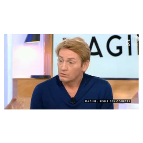 Benoît Magimel, invité dans C à vous sur France 5, le mardi 3 mai 2016.