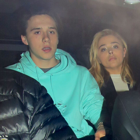 Brooklyn Beckham et Chloe Grace Moretz à Londres, le 25 avril 2016