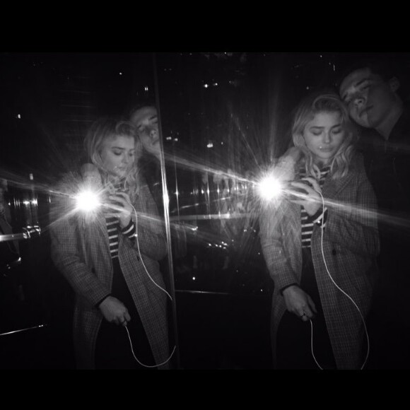 Brooklyn Beckham et Chloe Grace Moretz sur une photo publiée sur Instagram le 23 avril 2016.