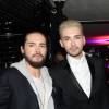 Exclusif - Le groupe Tokio Hotel (Bill Kaulitz, Tom Kaulitz) à la Soirée Mercedes Love Fashion week au Vip Room à Paris le 10 mars 2015.