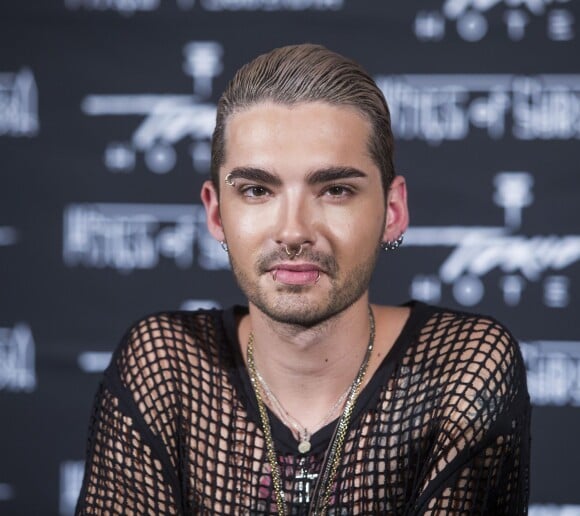 Bill Kaulitz - Le Groupe "Tokio Hotel" fait la promotion de son nouvel album "Kings of Suburbia" à Berlin. Le 2 octobre 2014