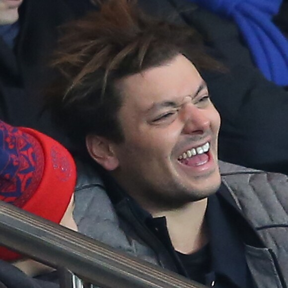 Kev Adams au match de coupe de France entre le Psg et Lyon au Parc des Princes à Paris le 10 février 2016