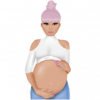 Blac Chyna enceinte, le 6 mai 2016 sur Instagram.