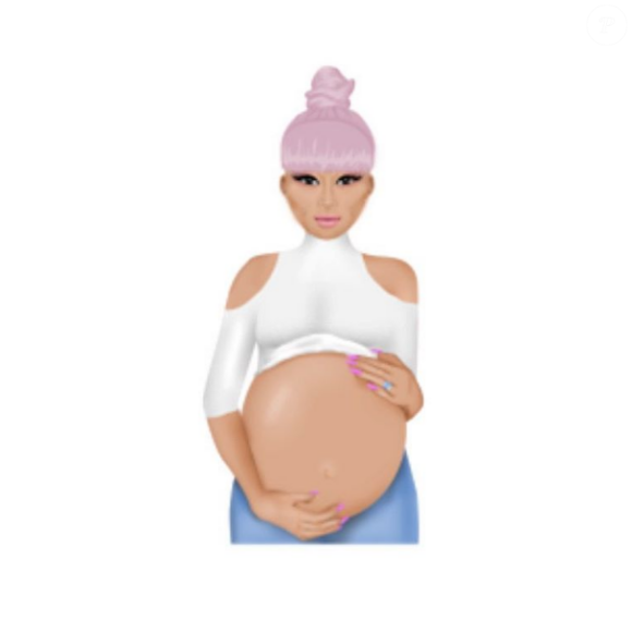 Blac Chyna enceinte, le 6 mai 2016 sur Instagram.
