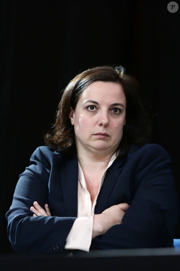 Emmanuelle Cosse - Meeting "Hé Oh la gauche !" à la faculté de Médecine à Paris, le 25 avril 2016. © Stéphane Lemouton/Bestimage