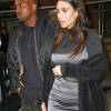 Kanye West et Kim Kardashian à l'aéroport JFK à New York le 16 avril 2016
