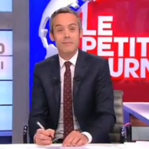 Yann Barthès, dans Le Petit Journal sur Canal+, le mardi 10 mai 2016.