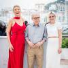 Blake Lively (enceinte), Woody Allen, Kristen Stewart au Photocall du film "Café Society" lors du 69ème Festival International du Film de Cannes le 11 mai 2016. © Borde-Moreau/Bestimage