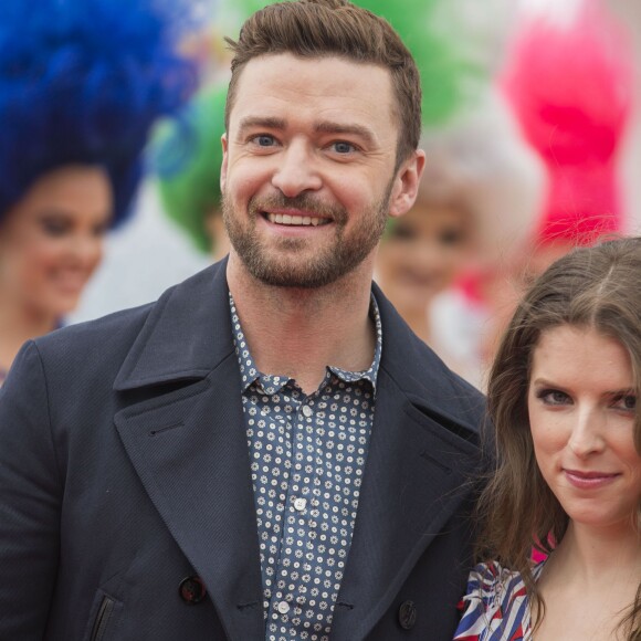 Justin Timberlake et Anna Kendrick au photocall du film "Trolls" sur le ponton du Carlton lors du 69ème Festival International du Film de Cannes le 11 mai 2016. © Olivier Borde / Cyril Moreau / Bestimage