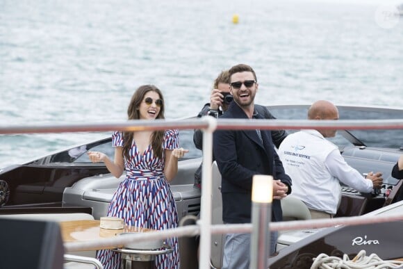 Justin Timberlake et Anna Kendrick au photocall du film "Trolls" sur le ponton du Carlton lors du 69ème Festival International du Film de Cannes le 11 mai 2016. © Olivier Borde / Cyril Moreau / Bestimage