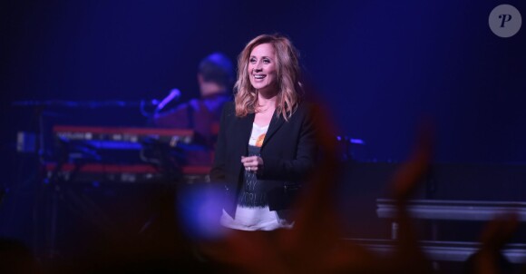 Lara Fabian en concert lors de la première date de sa tournée 2016 "Ma Vie Dans La Tienne" au Colisée de Roubaix, le 15 mars 2016. © Vansteenkiste Stephane/Bestimage