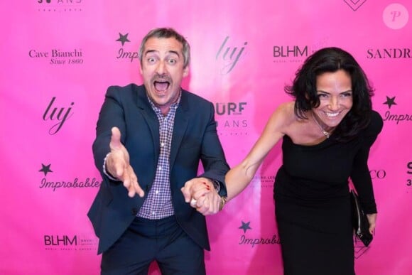 Exclusif - Sandra Zeitoun de Matteis et Sébastien Thoen - Soirée de lancement de BIM Côte d'Azur à la Suite Sandra & Co le 11 mai 2016 à Cannes