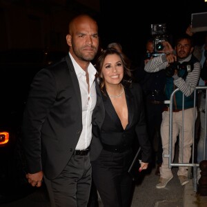 Amaury Nolasco et Eva Longoria - Dîner organisé par le magazine français Vanity Fair au restaurant Tetou. Vallauris, Golfe-Juan, le 12 mai 2016.