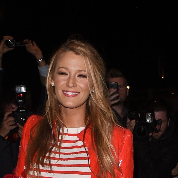 Blake Lively, enceinte - Dîner organisé par le magazine français Vanity Fair au restaurant Tetou. Vallauris, Golfe-Juan, le 12 mai 2016.