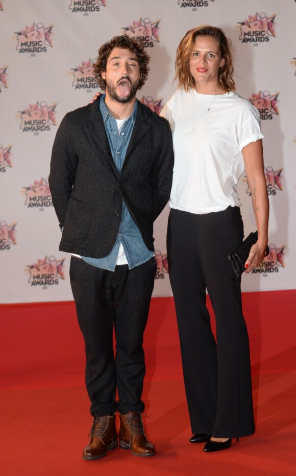 Laure Manaudou et son compagnon Jérémy Frérot à la 17ème cérémonie des NRJ Music Awards 2015 au Palais des Festivals à Cannes, le 7 novembre 2015. ©Rachid Bellak/Bestimage