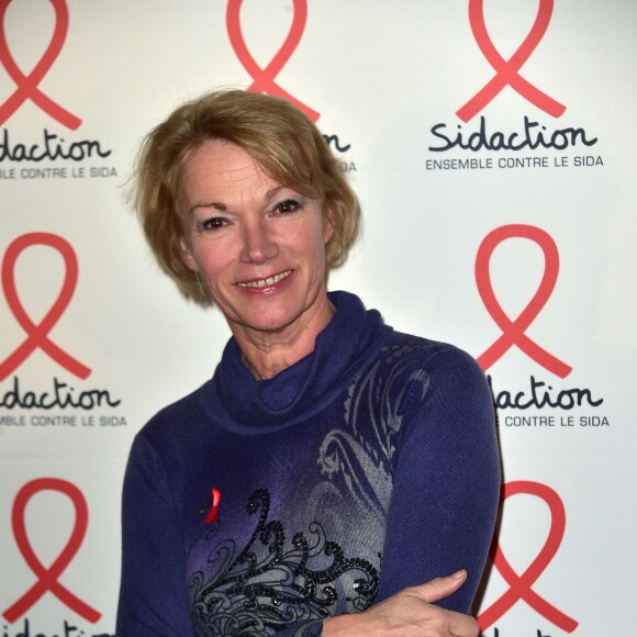 Brigitte Lahaie, au Musée du Quai Branly à Paris le 7 mars 2016. © Giancarlo Gorassini