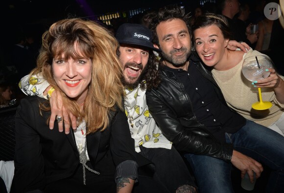 Exclusif - Daphné Bürki, Gunther Love, Mathieu Madénian, guest - Soirée à la Villa Schweppes de Cannes lors du du 69ème Festival International du Film de Cannes le 14 mai 2016. © Veeren/Bestimage