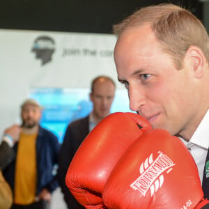 Le prince William, duc de Cambridge - Le prince William, Duc de Cambridge, Kate Catherine Middleton, duchesse de Cambridge, et le prince Harry participent au lancement de "Heads Together" au Parc Olympique de Londres le 16 mai 2016.  Britain's Prince William, Prince Harry and Catherine, Duchess of Cambridge attend the launch of the Heads Together charity event held at London's Olympic Park in London on May 16, 2016.16/05/2016 - Londres