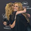 Caroline Scheufele, Petra Nemcova - Photocall de la soirée Chopard lors du 69ème Festival International du Film de Cannes. Le 16 mai 2016 16/05/2016 - 
