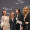 Kendall Jenner, Caroline Scheufele, Adriana Lima, Petra Nemcova - Photocall de la soirée Chopard lors du 69ème Festival International du Film de Cannes. Le 16 mai 2016 16/05/2016 - 