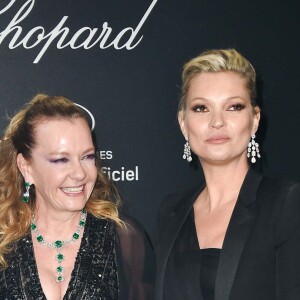 Caroline Scheufele, Kate Moss - Photocall de la soirée Chopard lors du 69ème Festival International du Film de Cannes. Le 16 mai 2016  69th Cannes Film Festival Chopard Wild Party Cannes 16-05-201616/05/2016 - 