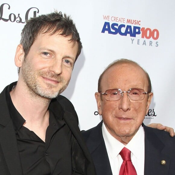 Clive Davis, Dr. Luke à l'Evenement "Songs of Hope X" à Brentwood, le 4 juin 2014.