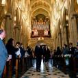 Le roi Felipe VI et sa femme la reine Letizia d'Espagne assistent à la cérémonie commémorative en hommage aux victimes du tremblement de terre en Equateur en la cathédrale La Almudena à Madrid. Le 17 mai 2016 © Jack Abuin / Zuma Press / Bestimage