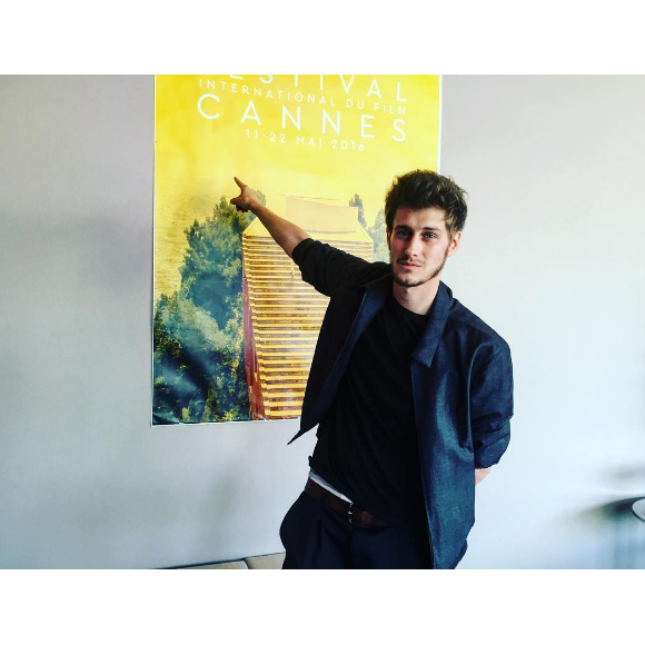 Jean-Baptiste Maunier lors de l'interview au Festival de Cannes 2016.