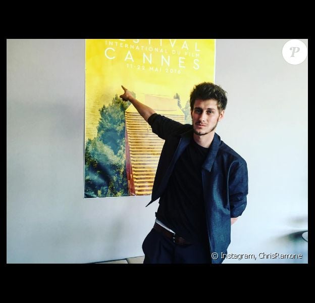Jean-Baptiste Maunier lors de l'interview au Festival de Cannes 2016.