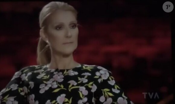 Céline Dion en interview avec Marie-Claude Barrette pour TVA, le 18 mai 2016