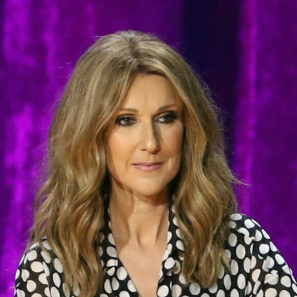 Céline Dion donne une conférence de presse après une année sabbatique et donne un concert au Ceasars Palace Hotel & Casino à Las Vegas le 27 août 2015