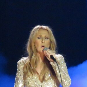 Céline Dion est remontée sur scène au Caesars Palace à Las Vegas le 23 février 2016.