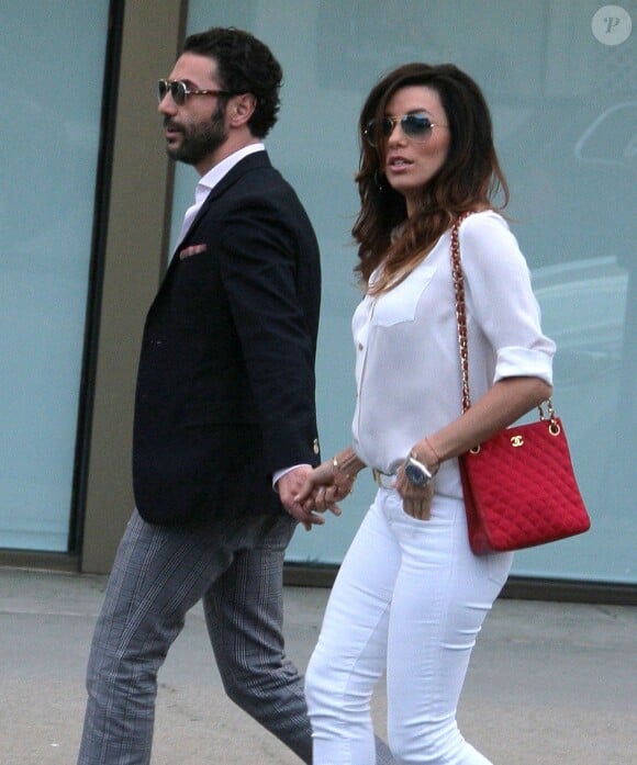 Eva Longoria et son petit ami Jose Antonio Baston à West Hollywood Los Angeles, le 27 decembre 2013
