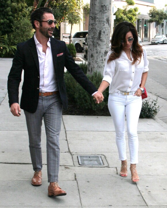 Eva Longoria et son petit ami Jose Antonio Baston at West Hollywood Los Angeles, le 27 decembre 2013