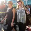 Lindsay Lohan a la sortie du tribunal de Los Angeles le 30 janvier 2013 apres avoir ete entendue par le Juge Sautner. Lindsay etait accompagnee de sa mere Dina.