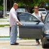Exclusif - Michael Lohan, le père de Lindsay Lohan va déjeuner avec des amies à Delray Beach, le 16 juillet 2014.