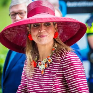 La reine Maxima des Pays-Bas lors du lancement d'une semaine d'activités à Utrecht, le 19 mai 2016.