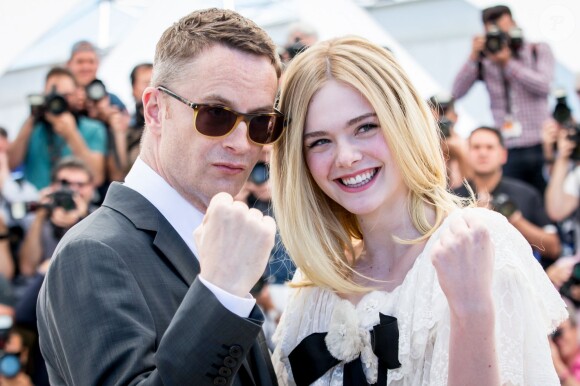 Nicolas Winding Refn et Elle Fanning - Photocall du film "The Neon Demon" lors du 69e Festival International du Film de Cannes. Le 20 mai 2016 © Giancarlo Gorassini / Bestimage