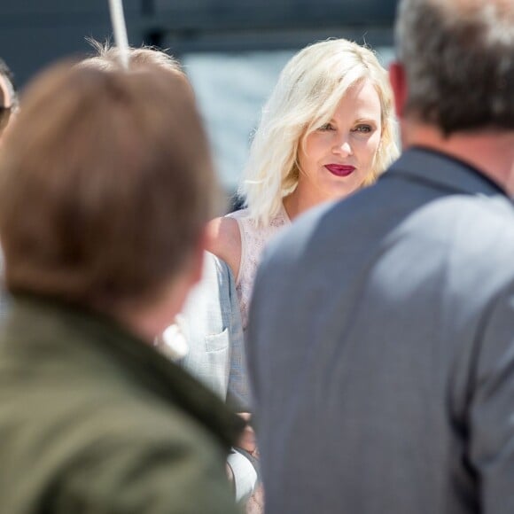 Sean Penn et Charlize Theron au photocall du film "The last Face" au 69ème Festival international du film de Cannes le 20 mai 2016. © Cyril Moreau / Olivier Borde / Bestimage